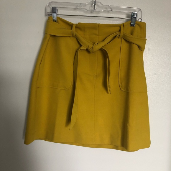 LOFT Dresses & Skirts - Loft - Mustard Mini Skirt